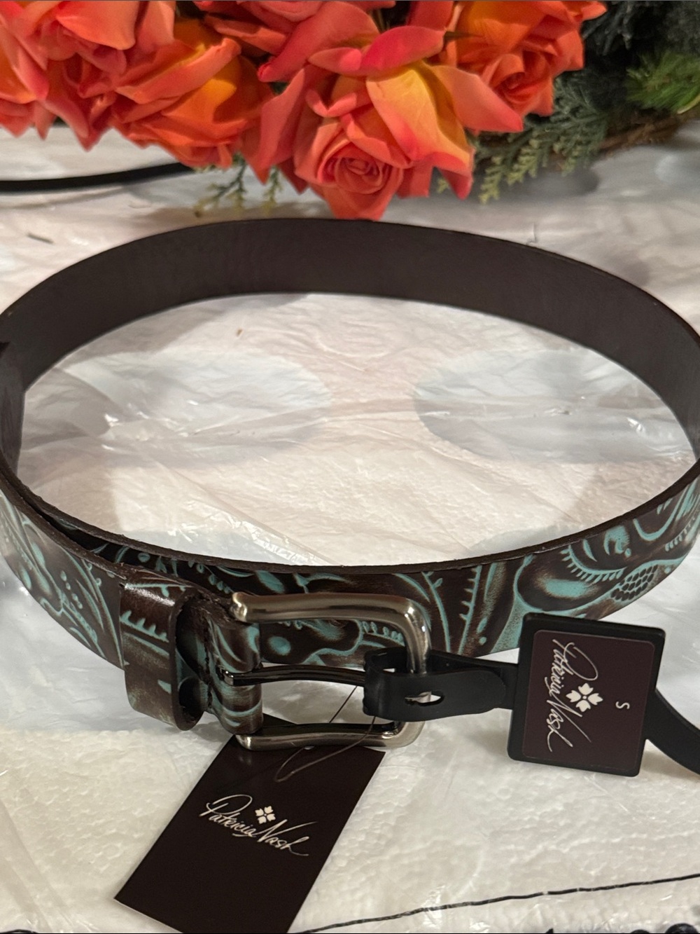 NWT Patricia Nash Pelosa Tooled  belts.